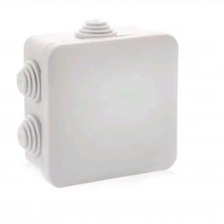 Коробка распределительная ОП 70х70х40мм 7 вводов IP55 бел. Ruvinil 67030Б