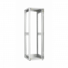 Напольный шкаф серии Lite 19", 42U, стеклянная дверь, Ш600хВ1967хГ800мм, в разобранном виде, серый