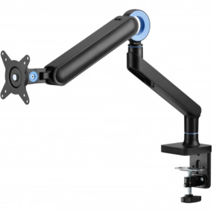 Кронштейн для мониторов Ultramounts UM719B черный 17"-35" макс.10.5кг крепление к столешнице поворот