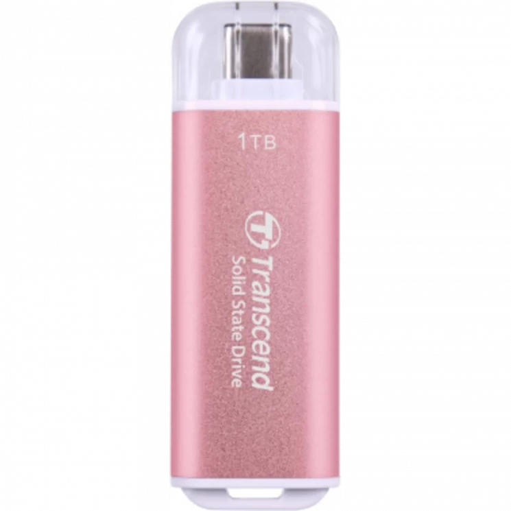Накопитель SSD Transcend USB-C 1TB TS1TESD300P ESD300 розовый
