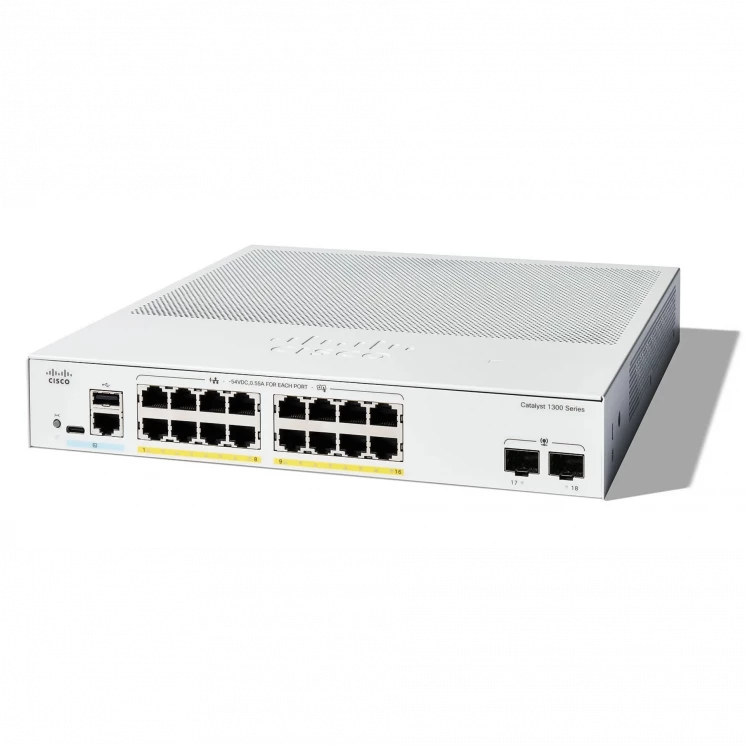 Коммутатор Cisco Catalyst C1300-16FP-2G