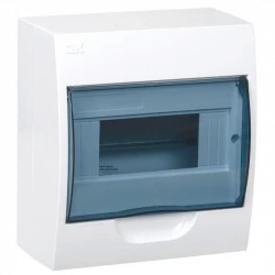 Корпус ЩРН-П-8 Krepta 3 IP41 навесной пластик. бел. IEK MKP12-N-08-40-20