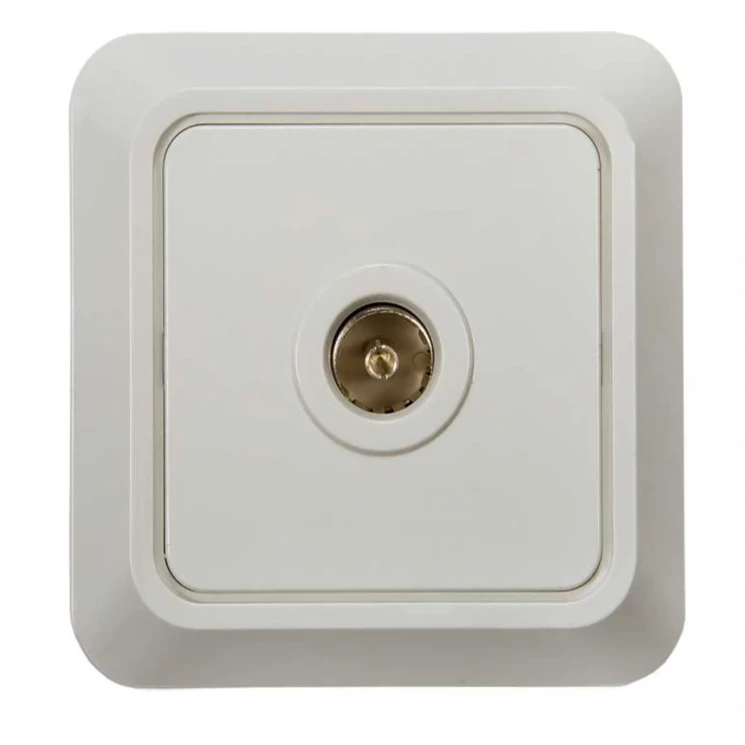 Розетка телевизионная TV ОП Bolleto 7027 16А IP20 бел. ASD / IN HOME 4680005959815