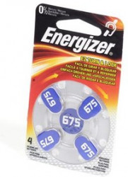 Energizer Zinc Air 675 BL4, Элемент питания