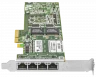 Сетевая карта 4 порта 10/100/1000Base-T Bypass (RJ45, Intel i350AM4), Silicom PE2G4BPi35LA-SD