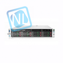 Сервер HP Proliant DL380p Gen8, 1 процессор Intel Xeon 10C E5-2680v2, 16GB DRAM, 8SFF, P420i/1GB FBWC
