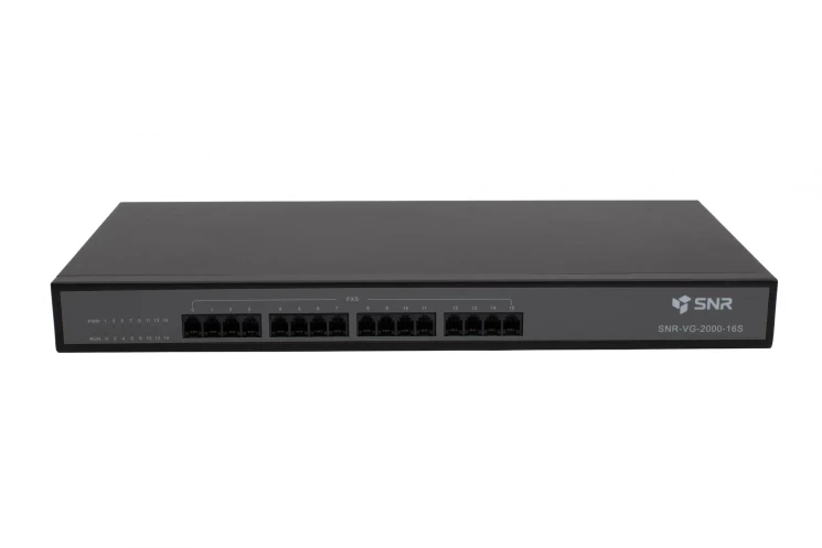 Шлюз VoIP SNR, 16 FXS, 4 RJ45, 16 SIP аккаунтов