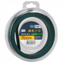 Трубка термоусадочная ТТУ нг-LS 10/5 зел. (уп.2м) IEK UDR12-010-005-002-K06-T
