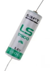 LS17500 CNA, Li-SOCl2 батарея с аксиальными выводами, номинальным напряжением 3.6 В, ёмкостью 3.6 Ач