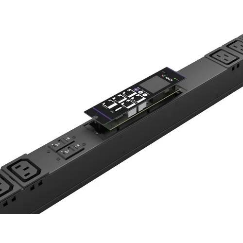 Блок розеток с функцией измерения серии SNR тип A выход 18*C13 и 6*C19 вход 32A IEC60309 (3P+N+E)