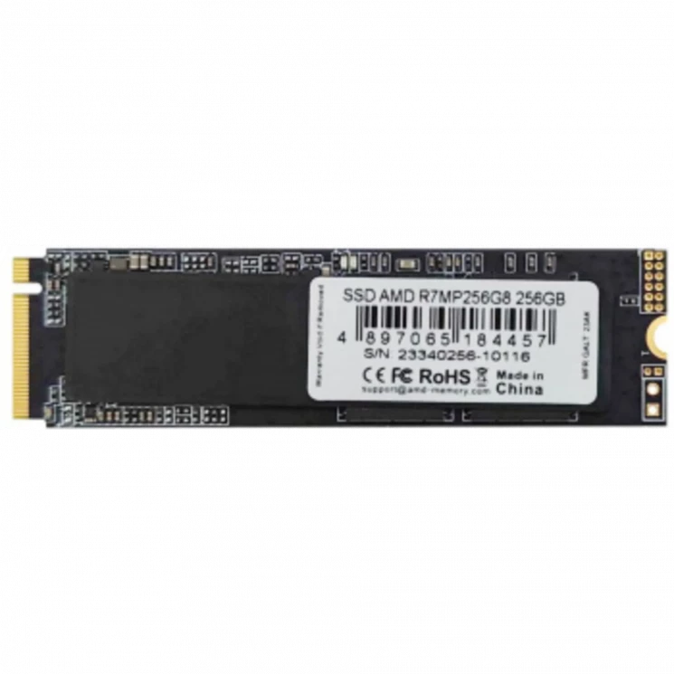 Накопитель SSD AMD PCIe 4.0 x4 256GB R7MP256G8 Radeon M.2 2280