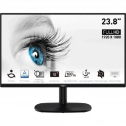 Монитор MSI 23.8" Pro MP245V черный VA LED 4ms 16:9 HDMI матовая 300cd 178гр/178гр 1920x1080 100Hz V