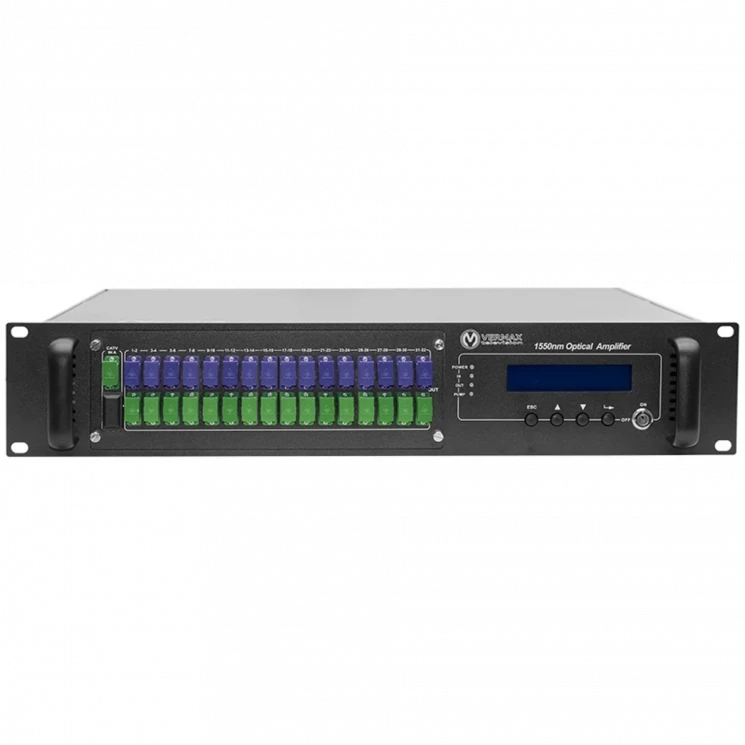 Оптический усилитель VERMAX для сетей КТВ, 32*22dBm c WDM