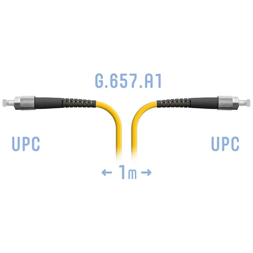 Патчкорд оптический B-Optix FC/UPC SM G.657.A1 1 метр