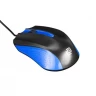Мышь Оклик 225M черный/синий оптическая (1200dpi) USB (3but)