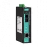 Медиаконвертер Ethernet 10/100BaseTX в 100BaseFX (одномодовое оптоволокно) в металлическом корпусе, с расширенным диапазоном температур MOXA