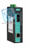 Медиаконвертер Ethernet 10/100BaseTX в 100BaseFX (одномодовое оптоволокно) в металлическом корпусе, с расширенным диапазоном температур MOXA