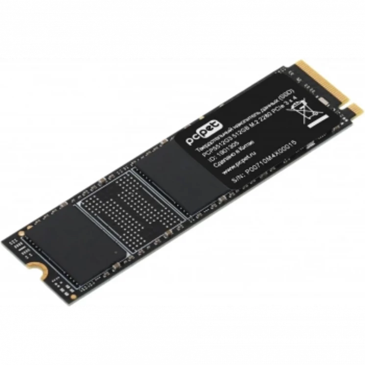 Накопитель SSD PC Pet PCIe 3.0 x4 512GB PCPS512G3 M.2 2280 OEM