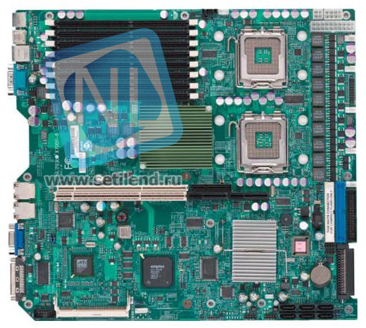 Материнская плата SuperMicro X7DBR-8 i5000P Dual Socket 771 8FBD 2UW320SCSI 6SATAII U100 PCI-E8x/PCI-X Riser SVGA 2xGbLAN E-ATX 1333Mhz 1U-X7DBR-8(NEW)