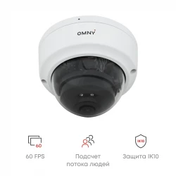 Камера сетевая купольная 2Мп OMNY PRO MD-M2МA-28-C с микрофоном