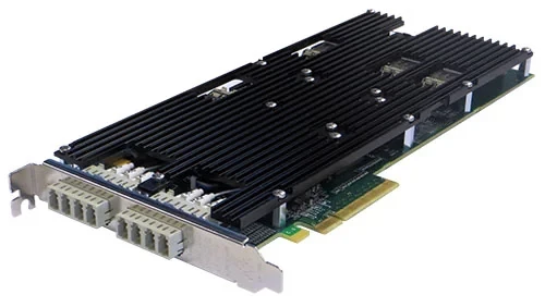Сетевая карта 4 порта 1000Base-LX/10GBase-LR Bypass (LC, Intel 82599ES), Silicom PE310G4BPi9-LRD-SD