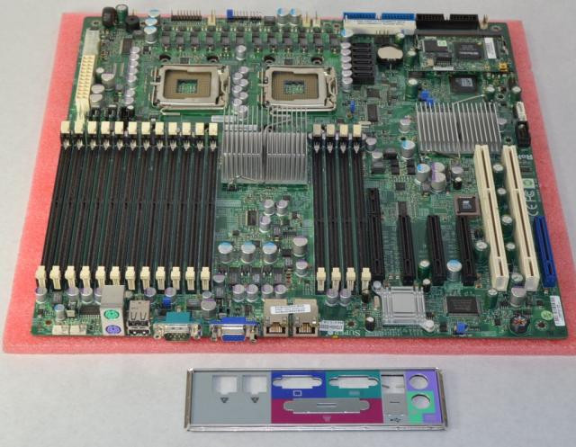 Материнская плата SuperMicro X7DWN+ Xeon 2xLGA771/i5400/16xDDR2/6xSATA/ /3PCI-e 8x/VGA/ GLan/ATX-X7DWN+(NEW)