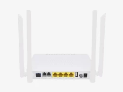 Абонентский терминал ONU GPON, 4 порта 10/100/1000Base-T, 2 порта POTS, WiFi 2.4/5