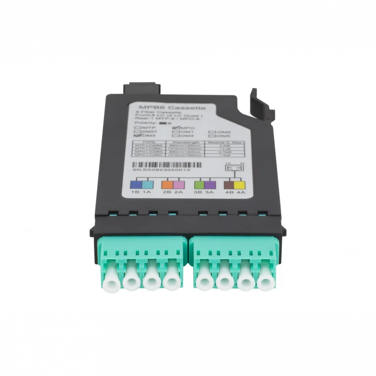 Кассета распределительная MPO/UPC на 12LC/UPC портов OM3 для SNR-CMP-KX-C-144P