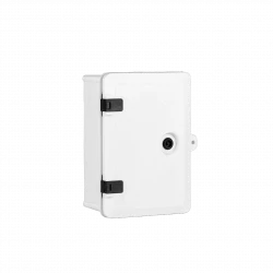 Стеклопластиковый шкаф навесной с монтажной панелью, 235х340х150мм, IP65