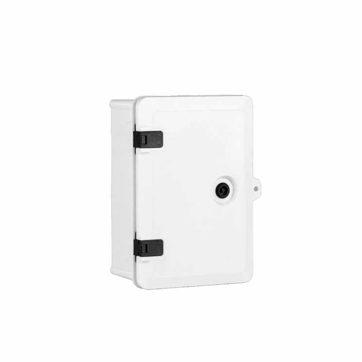 Стеклопластиковый шкаф навесной с монтажной панелью, 235х340х150мм, IP65