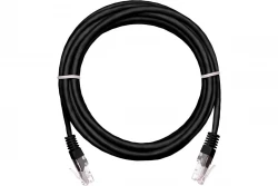 Коммутационный шнур NETLAN U/UTP 4 пары,Кат.5е (Класс D),100МГц, 2хRJ45/8P8C, T568B, заливной, BC (чистая медь), PVC нг(B),черный, 10м, уп 5шт