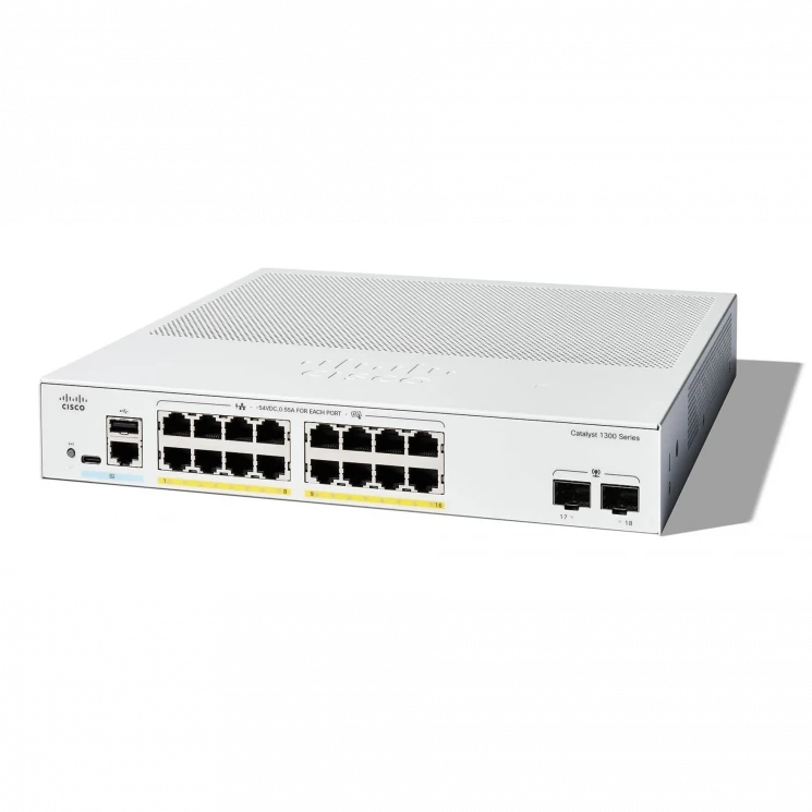 Коммутатор Cisco Catalyst C1300-16P-2G