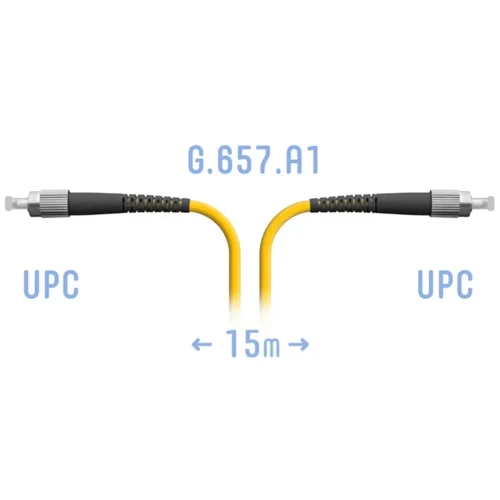 Патчкорд оптический FC/UPC SM G.657.A1 15 метров