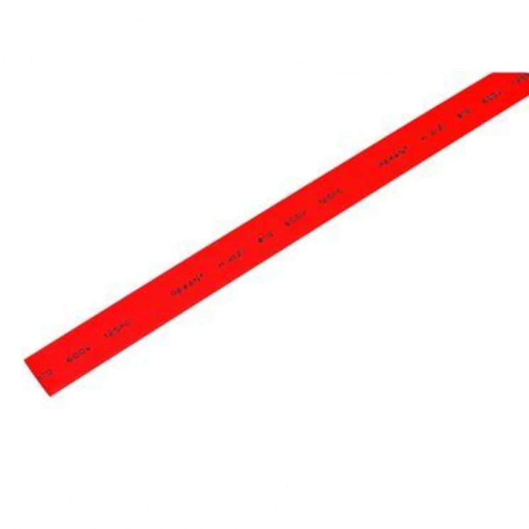 Трубка термоусадочная 10.0/5.0 1м красн. REXANT 21-0004