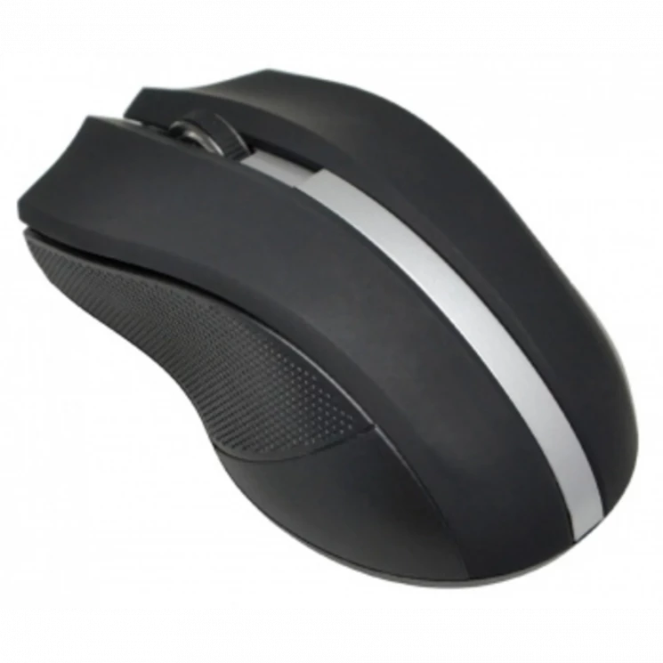 Мышь Оклик 615MW черный/серебристый оптическая (1200dpi) беспроводная USB для ноутбука (3but)