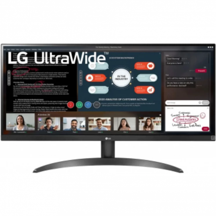 Монитор LG 29" UltraWide 29WP500-B черный IPS LED 21:9 (Ultrawide) HDMI матовая 350cd 178гр/178гр 25