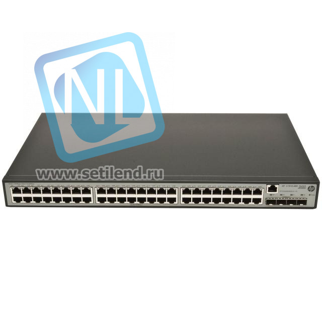 Коммутатор HP V1910-48G 48x10/100/1000Base-T, 4-ports SFP, 19-V1910-48G(NEW)
