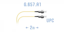Шнур монтажный оптический FC/UPC SM G.657.A1 2 метра