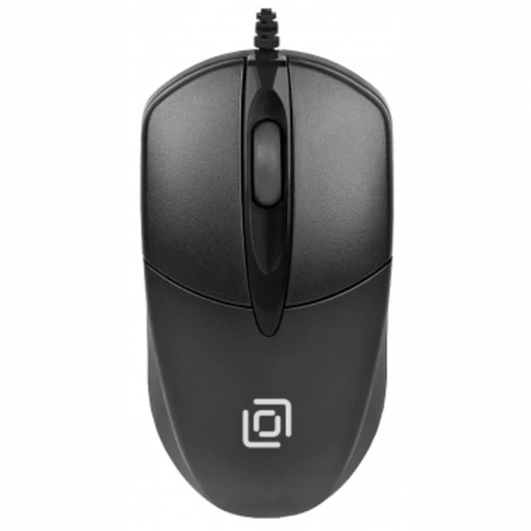 Мышь Оклик 275M черный оптическая (1200dpi) USB (3but)