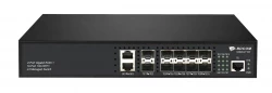 Управляемый коммутатор уровня 3 BDCOM S2900-2T10X, 2x 10/100/1000Base-T, 10x 1/10GE SFP+, ~220V AC