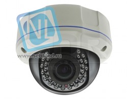 Камера видеонаблюдения купольная 1/3" Super HAD II, 700ТВЛ, WDR, 2.8-12мм, ИК-подсветка до 25м( 2 типа диодов), вандалозащищенная