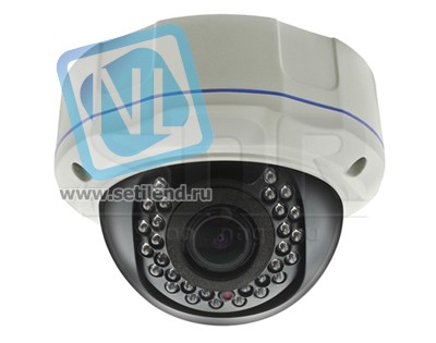 Камера видеонаблюдения купольная 1/3" Super HAD II, 700ТВЛ, WDR, 2.8-12мм, ИК-подсветка до 25м( 2 типа диодов), вандалозащищенная