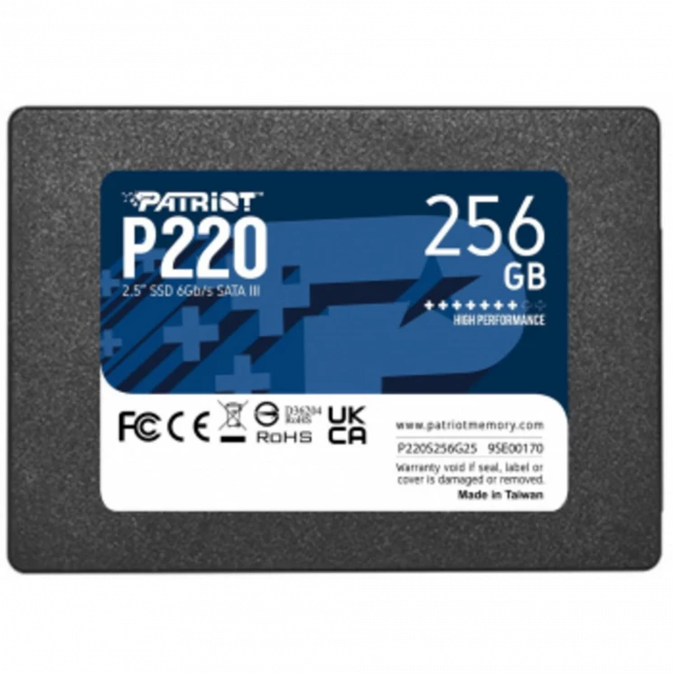 Накопитель SSD Patriot SATA-III 256GB P220S256G25 P220 2.5"