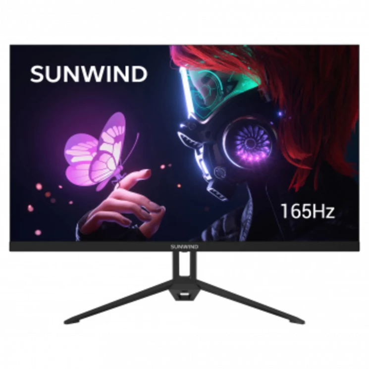 Монитор SunWind 23.8" SUN-M24BA107 черный IPS LED 16:9 HDMI матовая 300cd 178гр/178гр 1920x1080 165H