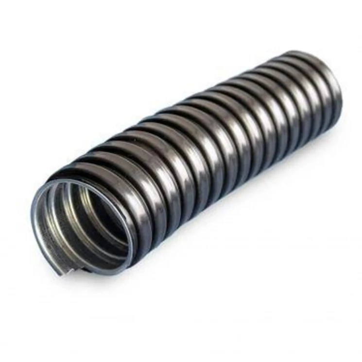 Металлорукав в ПВХ изоляции МРПИ НГ 32 УХЛ1 d32мм без протяжки морозостойкий черн. (уп.20м) ГОФРОМАТ