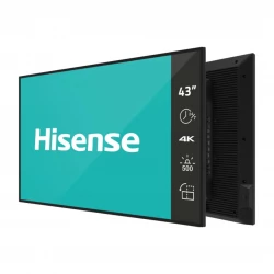 Панель Hisense 43" 43DM66D черный D-LED DID LED 8ms 16:9 HDMI матовая 1200:1 500cd 178гр/178гр 3840x