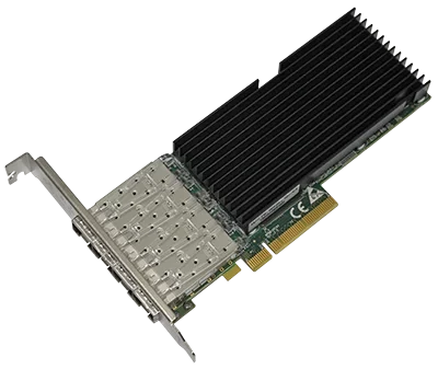 Сетевая карта 4 порта 1000Base-X/10GBase-X (SFP+, Intel 82599ES), Silicom PE310G4SPi9LA-XR