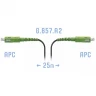 Патчкорд оптический FTTH SC/APC, кабель 604-04-01, 25 метров