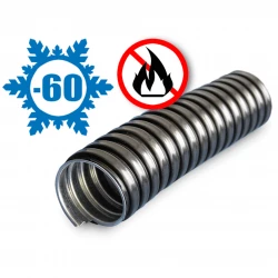 Металлорукав в ПВХ изоляции МРПИ НГ 20 УХЛ1 d20мм без протяжки морозостойкий черн. (уп.50м) ГОФРОМАТ