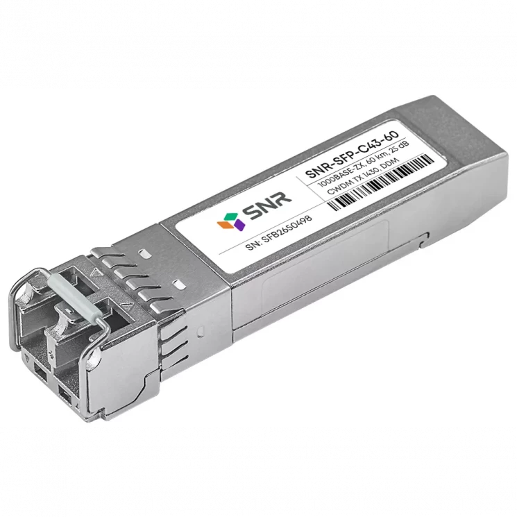 Модуль SFP CWDM оптический, дальность до 60км (25dB), 1430нм